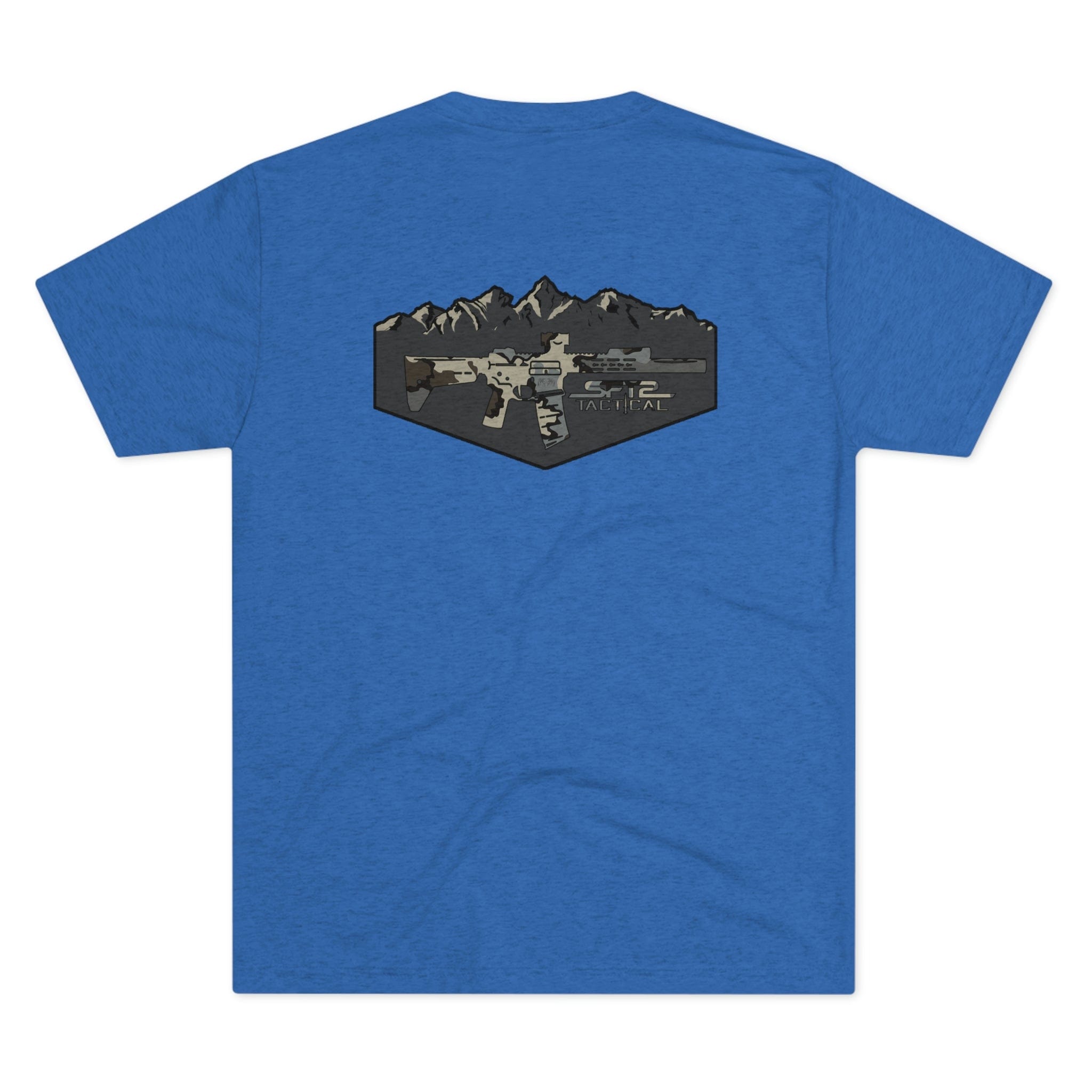 Camo Logo Mountain - Tri-Blend Crew Tee - XTREME Airsoft Superstore