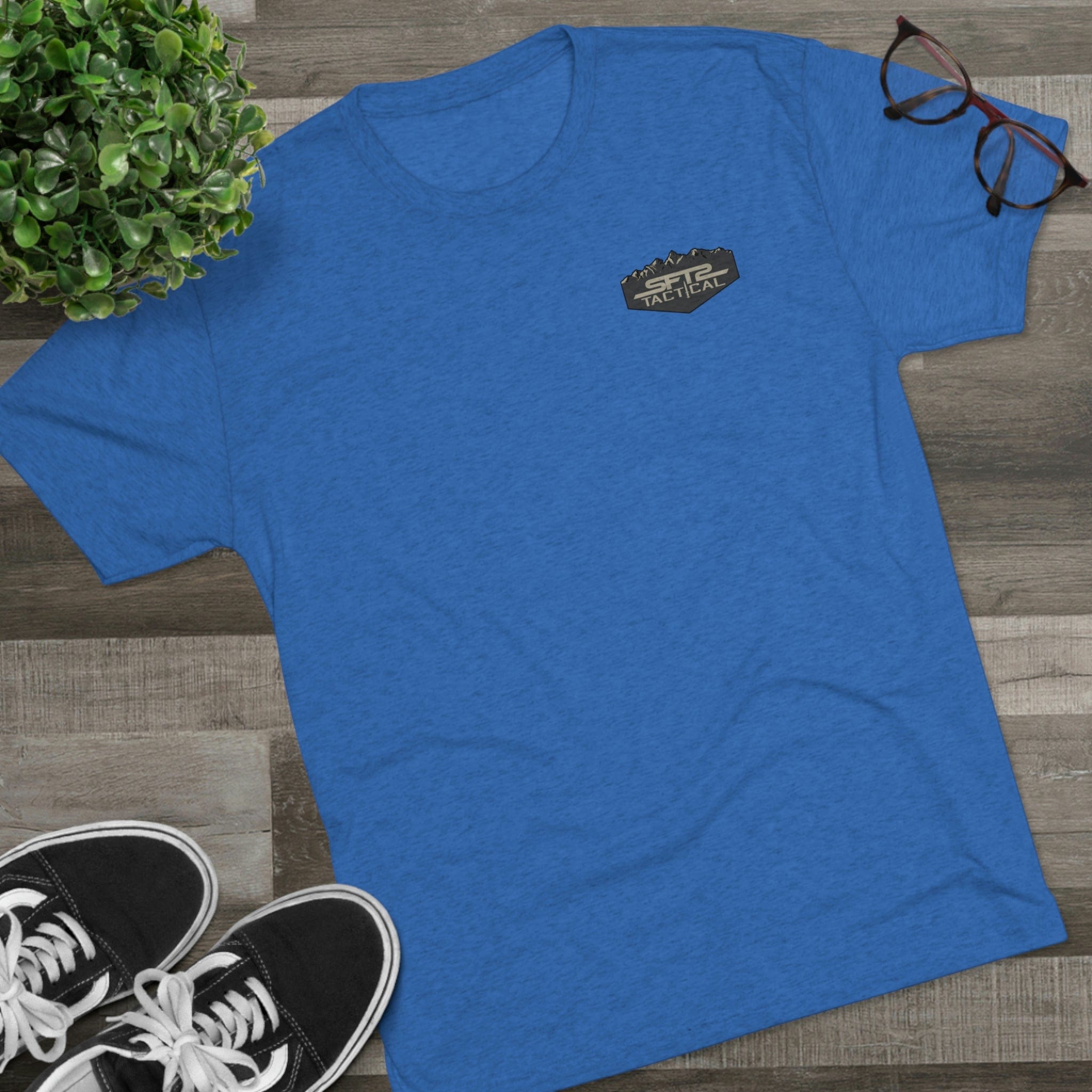 Camo Logo Mountain - Tri-Blend Crew Tee - XTREME Airsoft Superstore