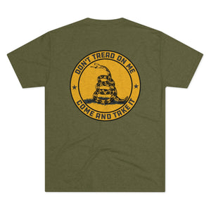 Don't Tread On Me Tri-Blend Crew Tee - XTREME Airsoft Superstore