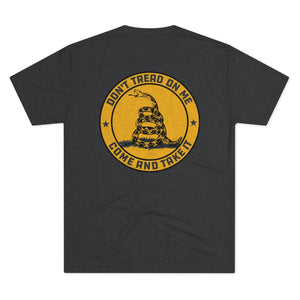 Don't Tread On Me Tri-Blend Crew Tee - XTREME Airsoft Superstore