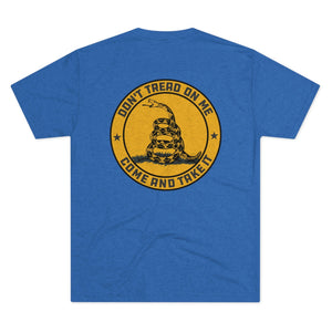 Don't Tread On Me Tri-Blend Crew Tee - XTREME Airsoft Superstore