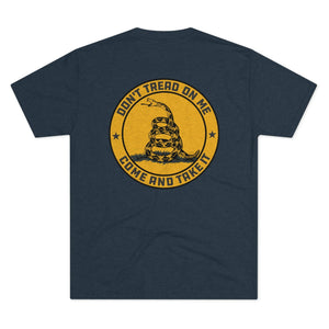 Don't Tread On Me Tri-Blend Crew Tee - XTREME Airsoft Superstore