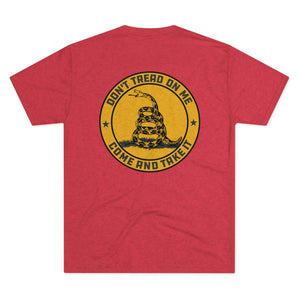 Don't Tread On Me Tri-Blend Crew Tee - XTREME Airsoft Superstore