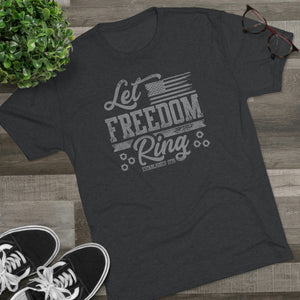 Let Freedom Ring - Tri-Blend Crew Tee - XTREME Airsoft Superstore