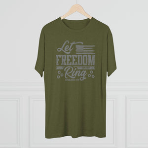 Let Freedom Ring - Tri-Blend Crew Tee - XTREME Airsoft Superstore