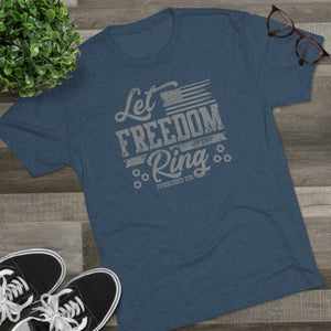 Let Freedom Ring - Tri-Blend Crew Tee - XTREME Airsoft Superstore