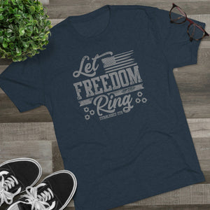 Let Freedom Ring - Tri-Blend Crew Tee - XTREME Airsoft Superstore
