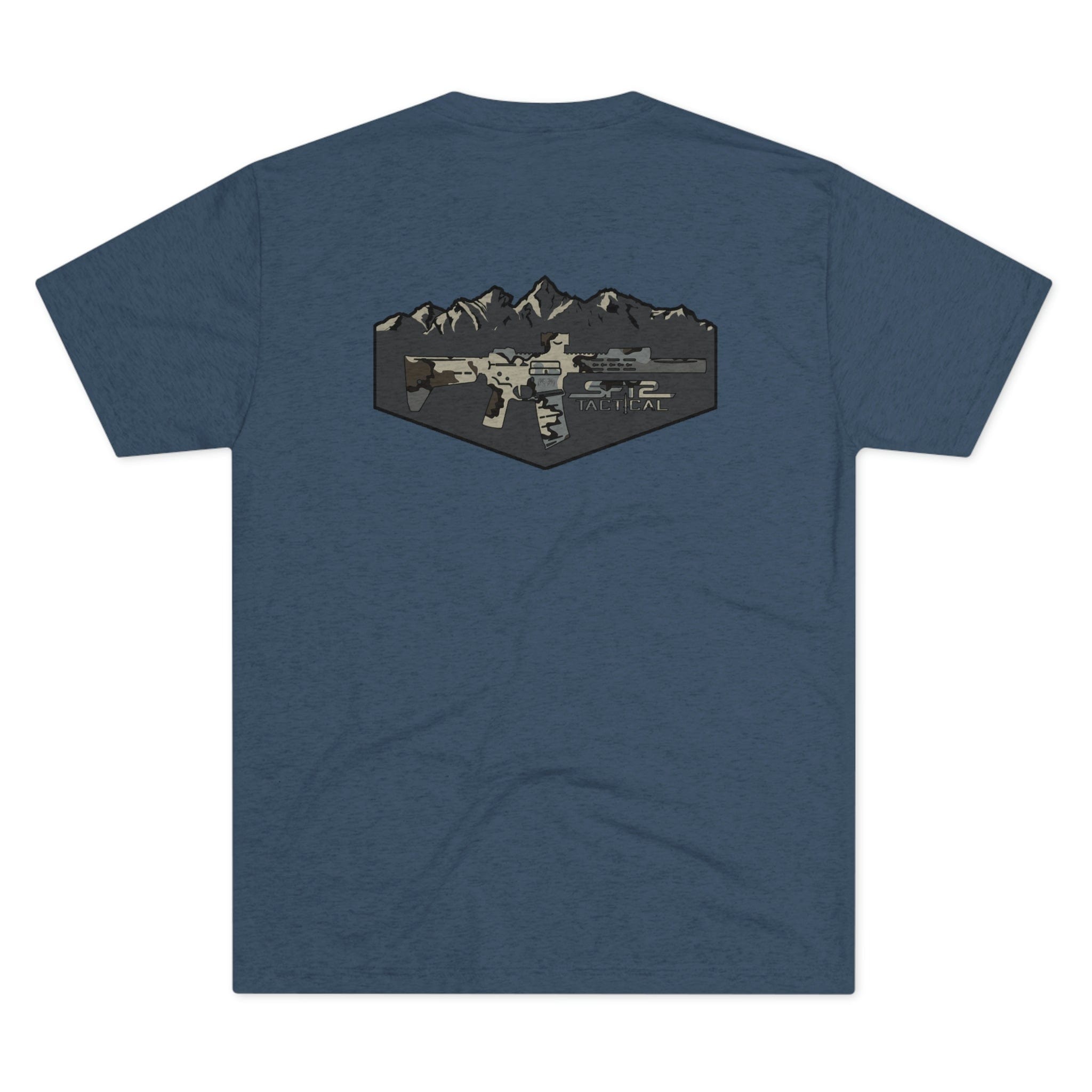 Camo Logo Mountain - Tri-Blend Crew Tee - XTREME Airsoft Superstore