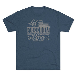 Let Freedom Ring - Tri-Blend Crew Tee - XTREME Airsoft Superstore