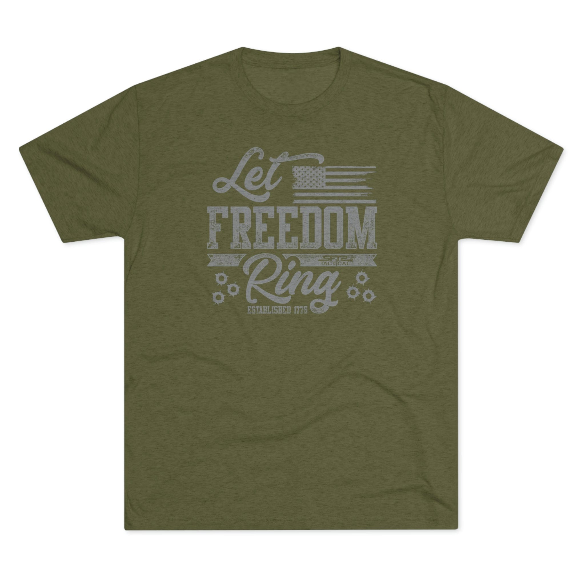 Let Freedom Ring - Tri-Blend Crew Tee - XTREME Airsoft Superstore