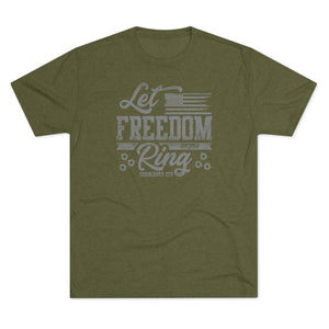 Let Freedom Ring - Tri-Blend Crew Tee - XTREME Airsoft Superstore