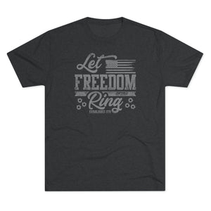 Let Freedom Ring - Tri-Blend Crew Tee - XTREME Airsoft Superstore