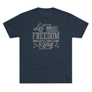 Let Freedom Ring - Tri-Blend Crew Tee - XTREME Airsoft Superstore
