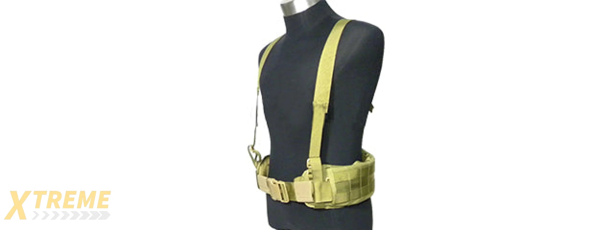 T0075-T MOLLE EG STYLE MLCS GEN II BELT WITH SUSPENDERS (TAN)