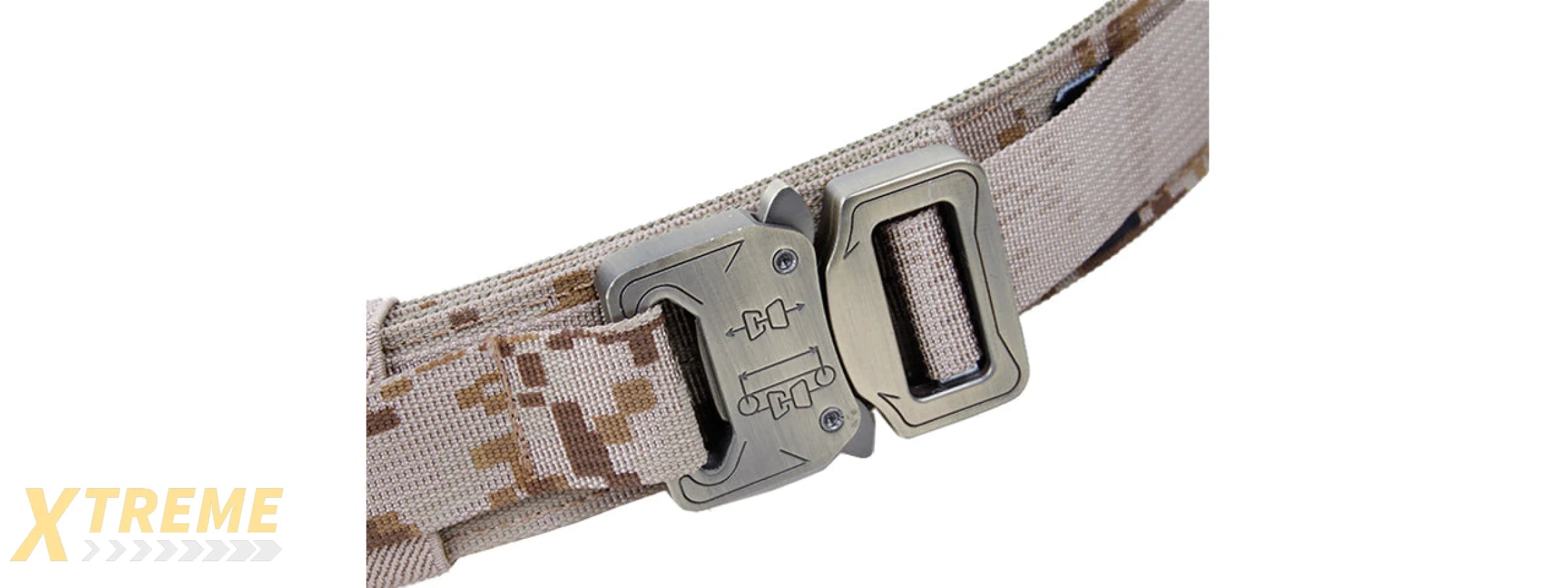T1939-DD-L HARD 1.5 INCH SHOOTER BELT (DESERT DIGITAL), LRG
