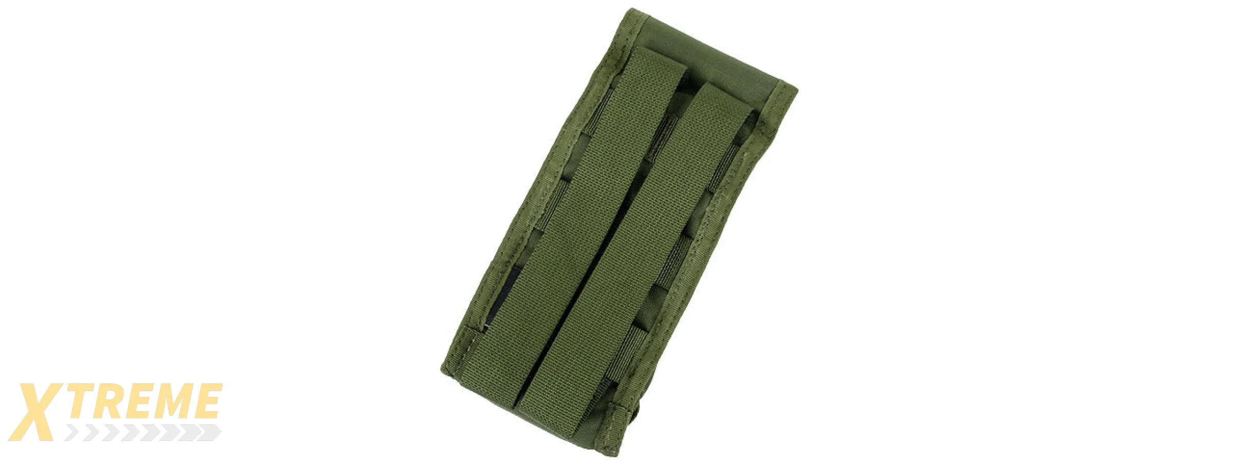 T2491-G DOUBLE M4 MOLLE VERTICAL MAGAZINE POUCH - OLIVE DRAB