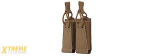 Tactical Assaulter Double Pistol Mag Pouch - (Tan)
