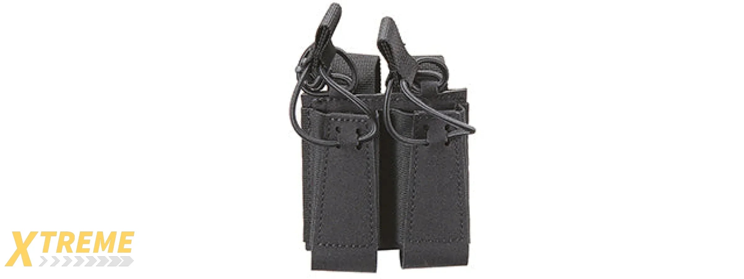 Tactical Assaulter Double Pistol Mag Pouch - (Black)