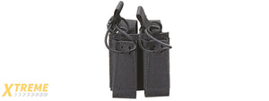 Tactical Assaulter Double Pistol Mag Pouch - (Black)