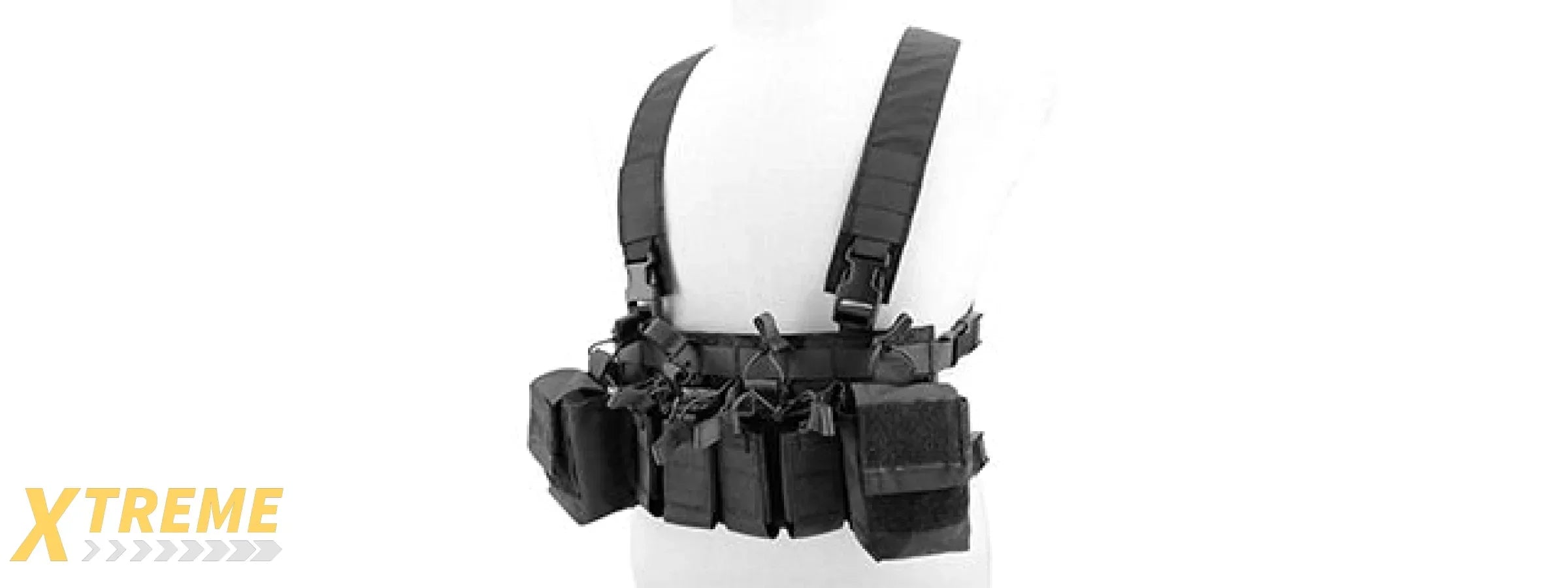 Tactical Chest Rig - (Black)