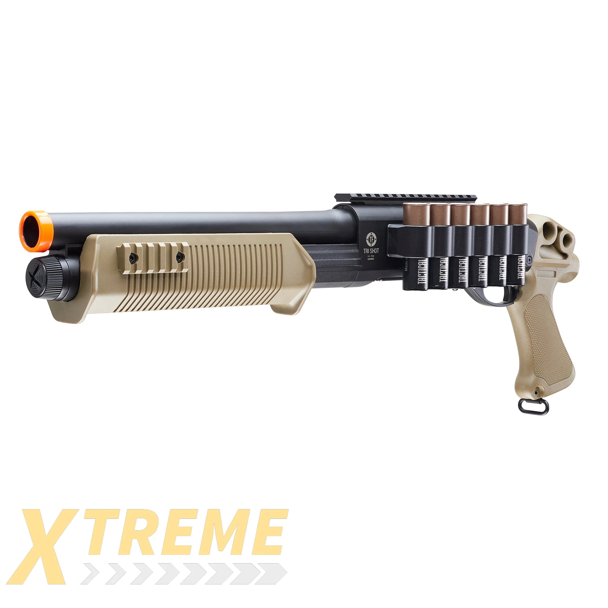 TACTICAL FORCE TRI-SHOT SHOTGUN-6MM-BLACKTAN - TACTICAL FORCE - Rifles/Pistols