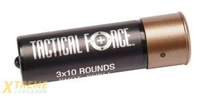 TACTICAL FORCE TRI-SHOT SHOTGUN SHELLS-6MM-BLACK - TACTICAL FORCE - Rifles/Pistols