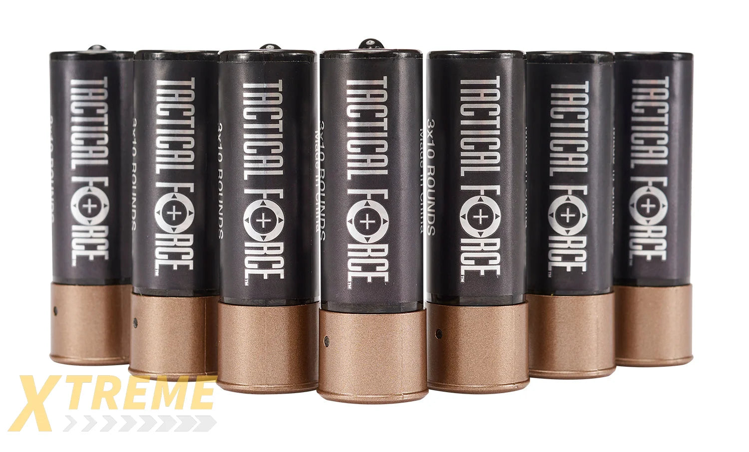 TACTICAL FORCE TRI-SHOT SHOTGUN SHELLS-6MM-BLACK - TACTICAL FORCE - Rifles/Pistols
