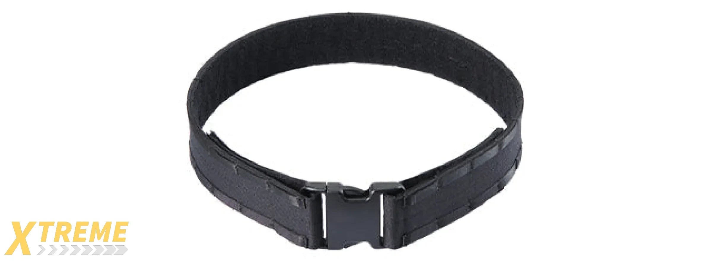 Tactical Molle Adjustable Battle Belt - (Black/M)