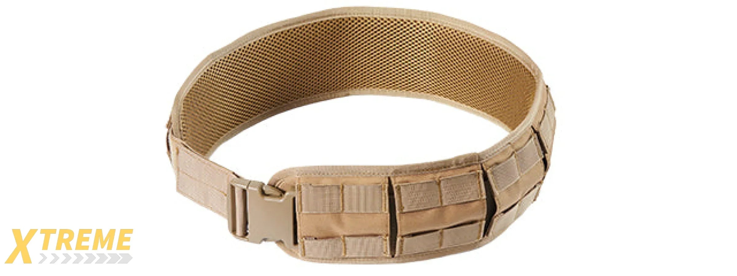 Tactical Molle Round Shotgun Shell Adjustable Bandolier - (Tan/XXL)