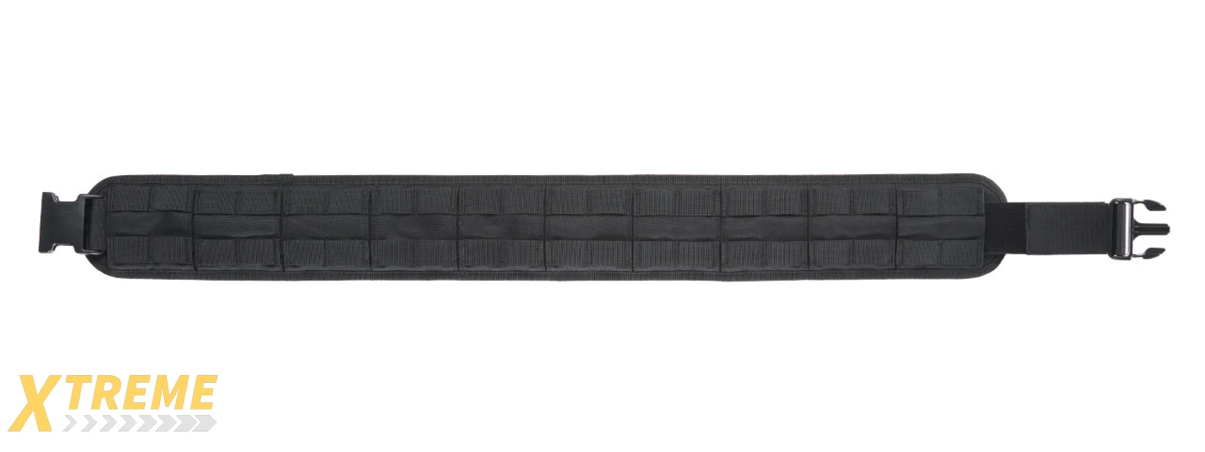 Tactical Molle Round Shotgun Shell Adjustable Bandolier - (Black/M)