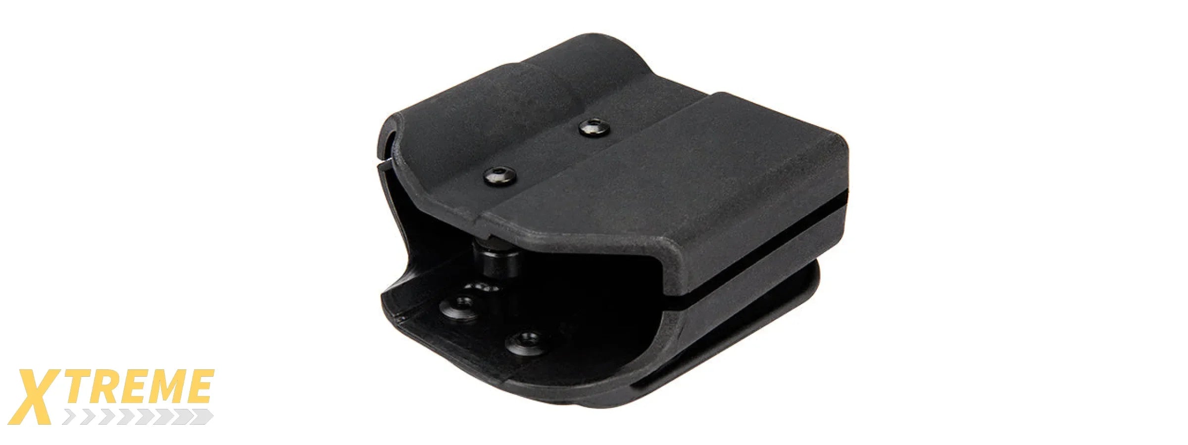 CA-1238B TACTICAL POLYMER PISTOL MAG AND FLASHLIGHT CARRIER (BLACK)