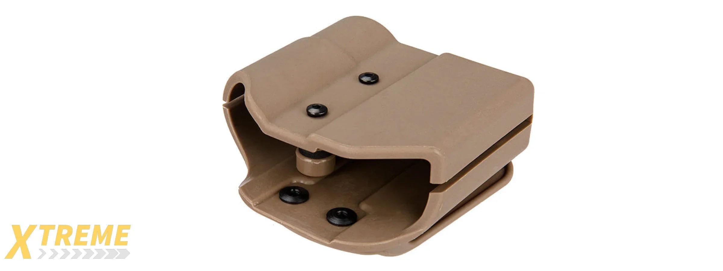 CA-1238T TACTICAL POLYMER PISTOL MAG AND FLASHLIGHT CARRIER (TAN)
