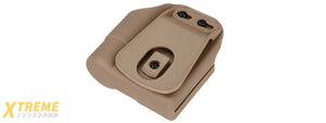 CA-1238T TACTICAL POLYMER PISTOL MAG AND FLASHLIGHT CARRIER (TAN)