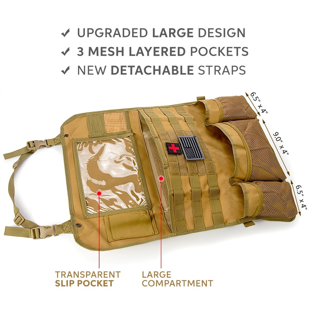 Tactical MOLLE Seat Organizer v3 - XTREME Airsoft Superstore