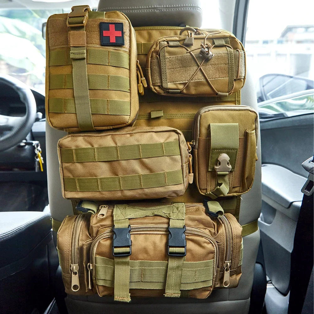 Tactical MOLLE Seat Organizer Full Set - XTREME Airsoft Superstore
