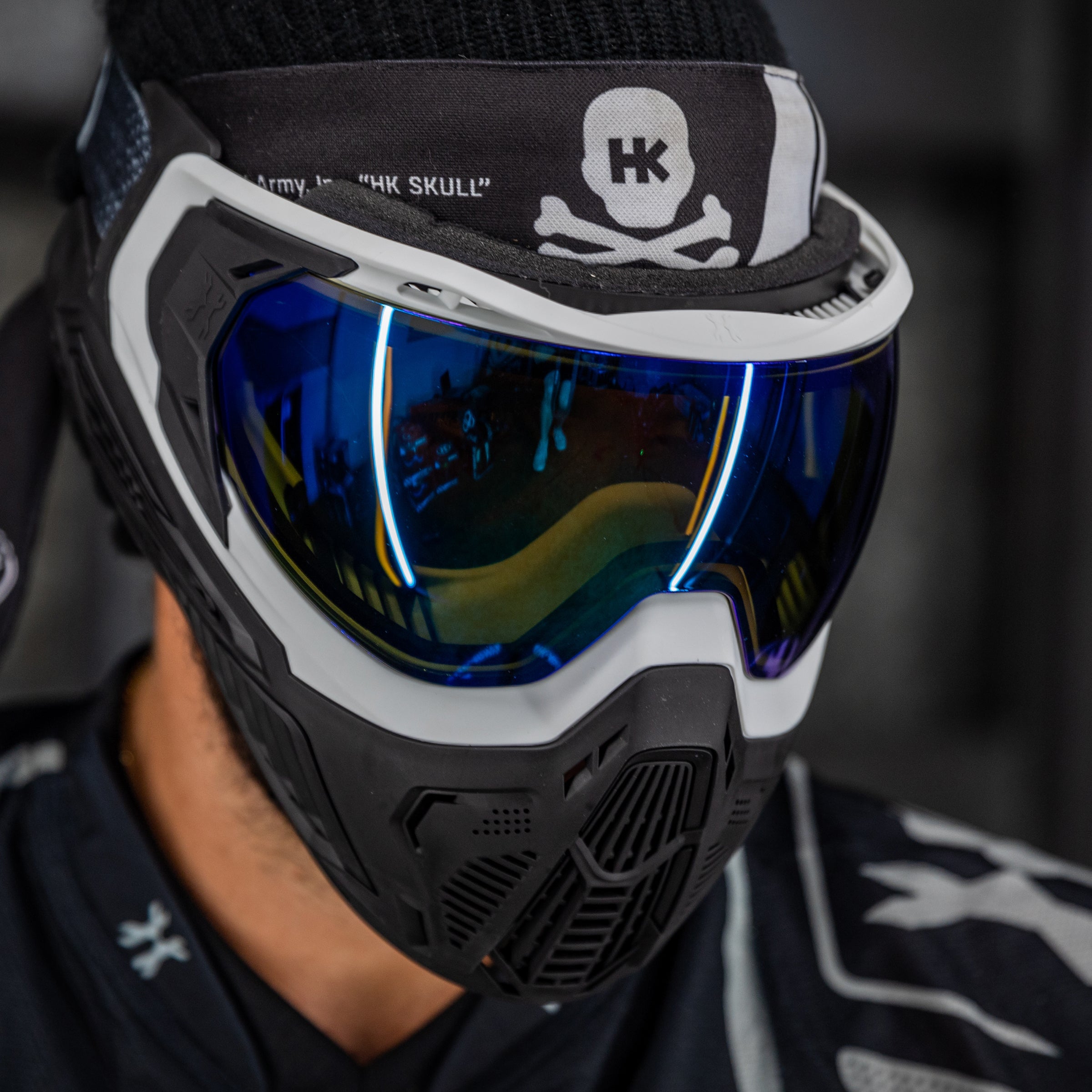 SLR Goggle - Tide (White/Black) Arctic Lens - XTREME Airsoft Superstore