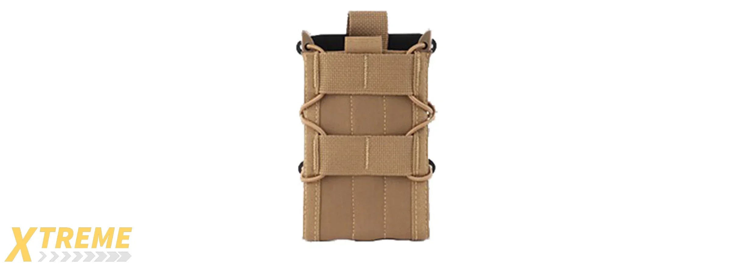 Tiger Type Double Magazine Pouch - (Tan)