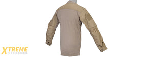 CA-795SM TLS HALFSHELL SHIRT (COYOTE TAN) SMALL