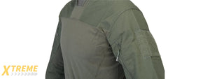 CA-793LG TLS HALFSHELL SHIRT (OD GREEN) LARGE