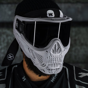 HSTL® Skull Goggle "Tombstone" - Grey w/ Smoke Lens - XTREME Airsoft Superstore