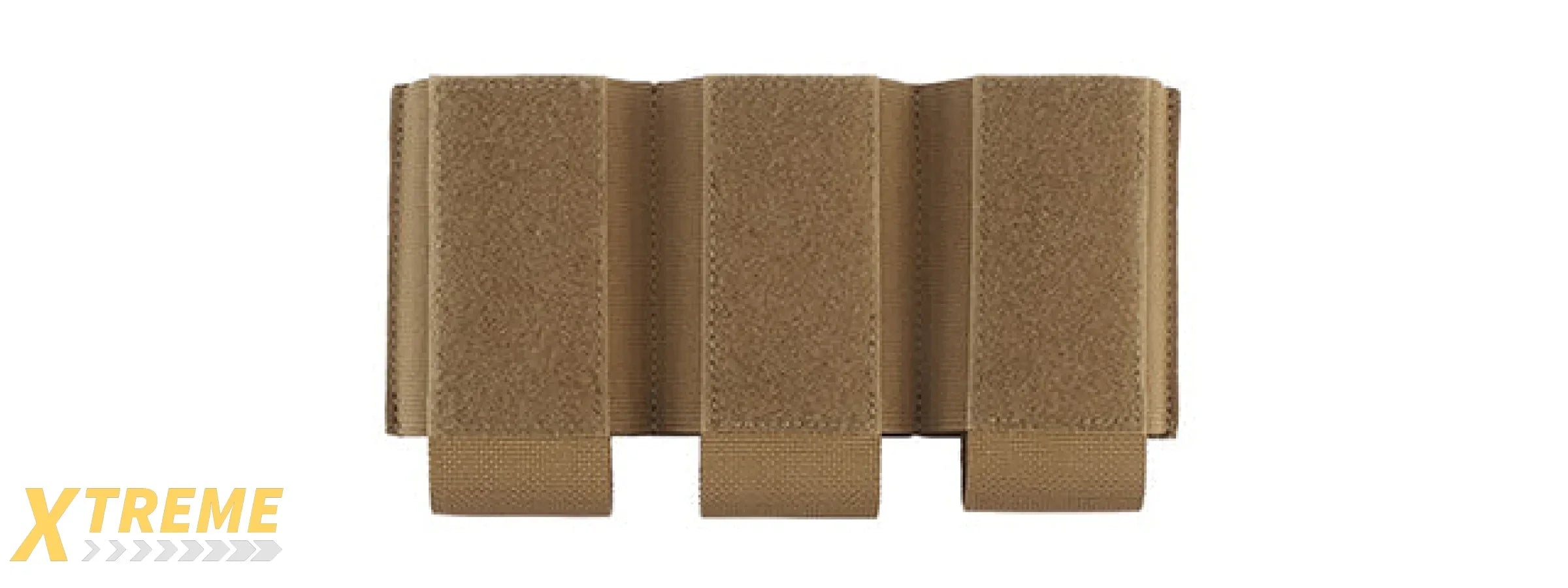 Triple 5.56 Magazine Pouch Attachment For Tactical Vests - (Tan)
