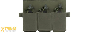 Triple Elastic Magazine Pouch MAG Tool Holder - (OD Green)