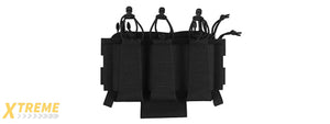 Triple Function Pouch 5.56mm Flexible Kit For Tactical Vests - (Black)