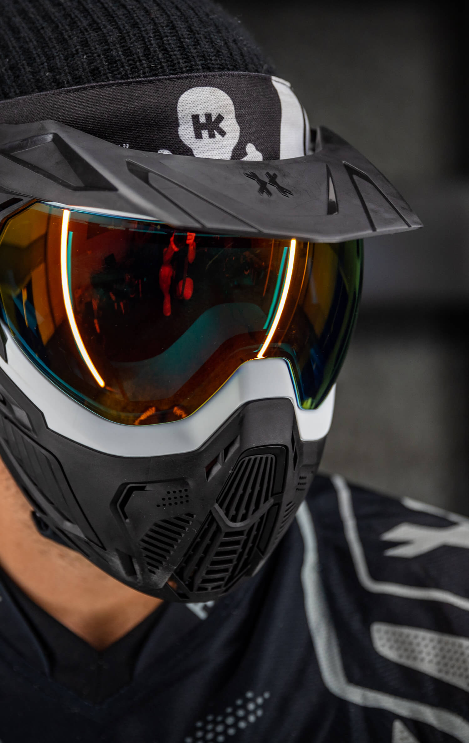 SLR Goggle - Trooper (White/Black/Black) Scorch Lens - XTREME Airsoft Superstore