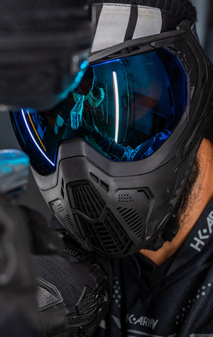SLR Goggle - Tsunami (Black/Black/Black) Arctic Lens - XTREME Airsoft Superstore