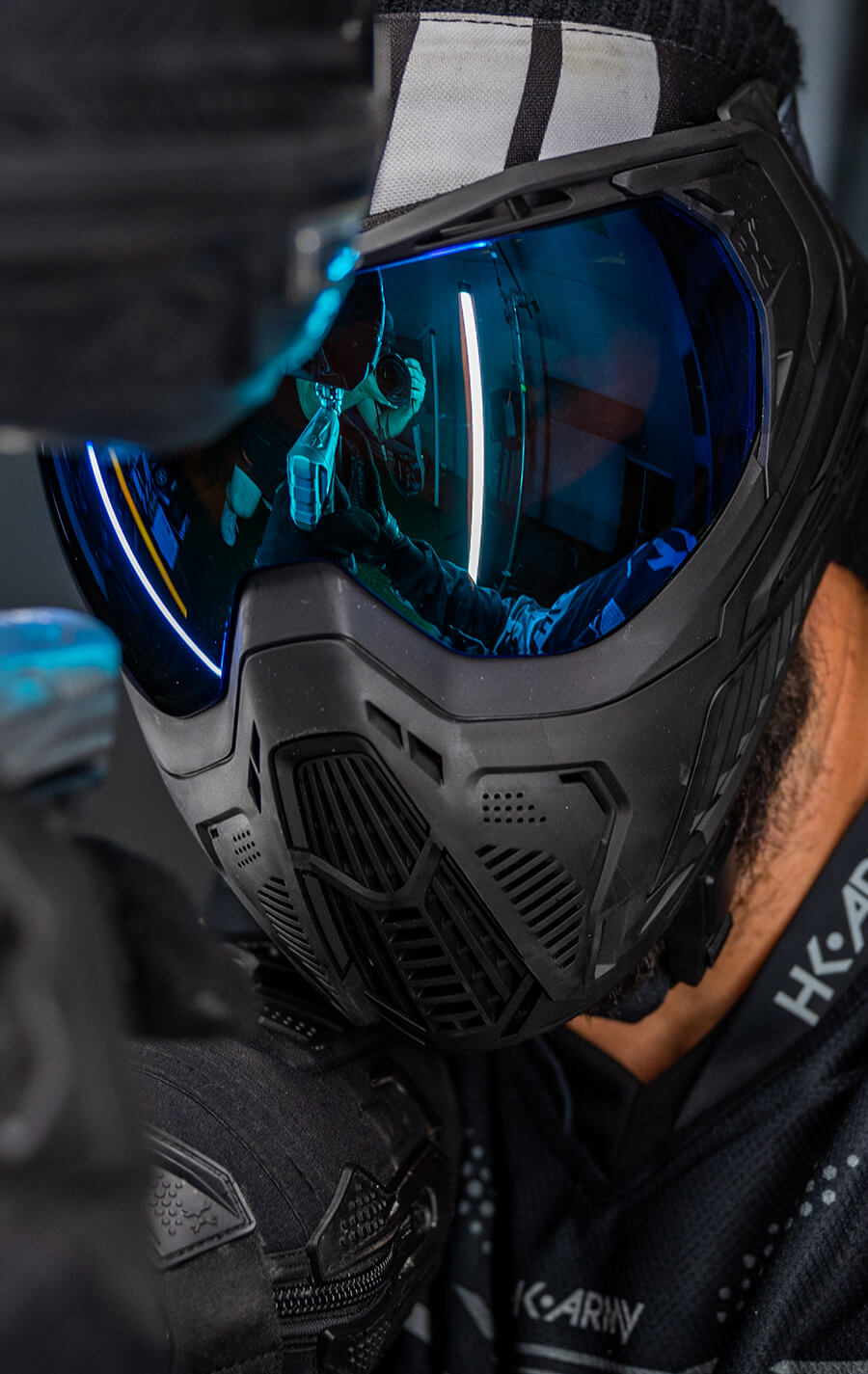 SLR Goggle - Tsunami (Black/Black/Black) Arctic Lens - XTREME Airsoft Superstore