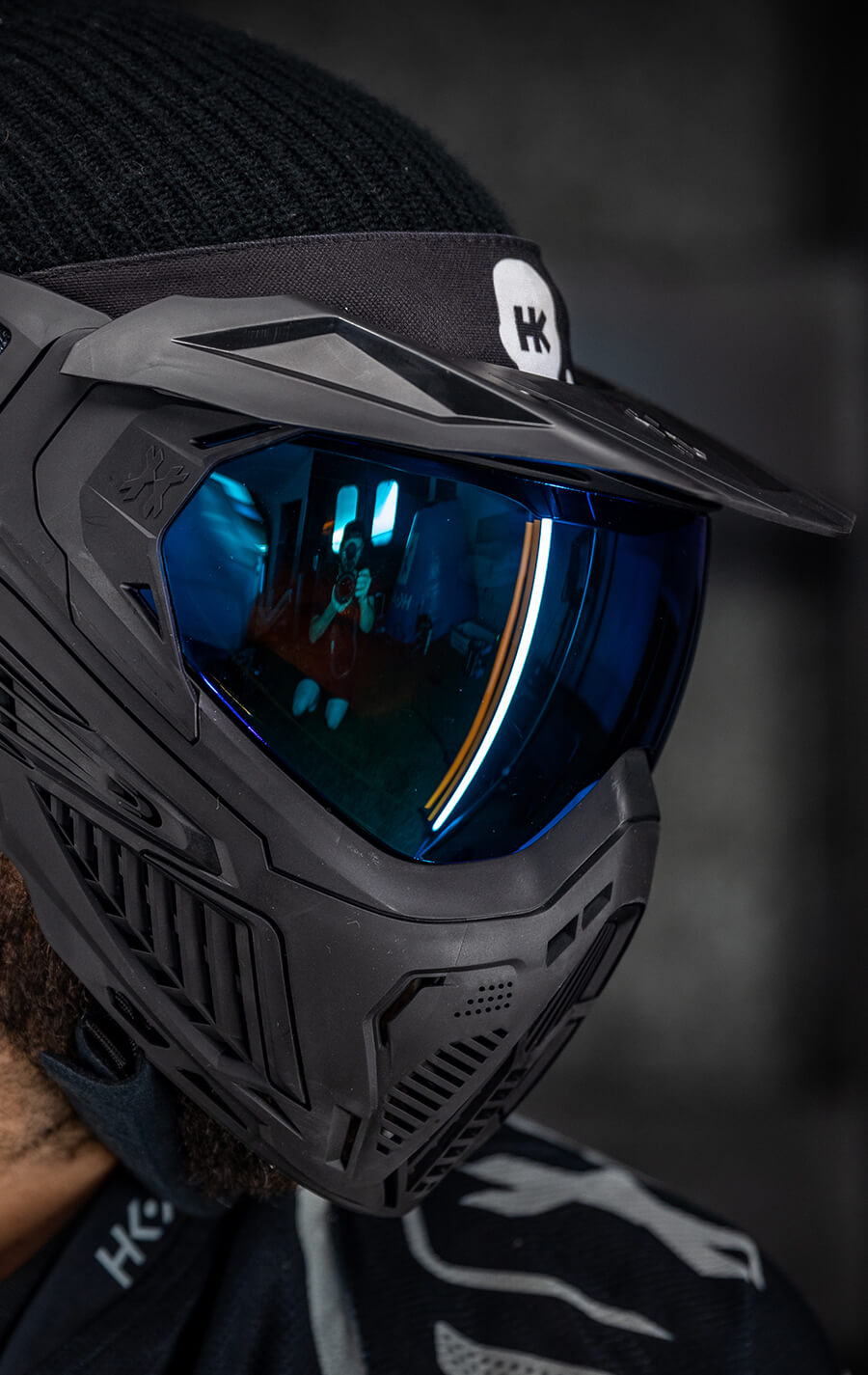 SLR Goggle - Tsunami (Black/Black/Black) Arctic Lens - XTREME Airsoft Superstore