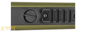 UK ARMS AIRSOFT MK96 COVERT BOLT ACTION SCOPE RIFLE W/ BIPOD - OD