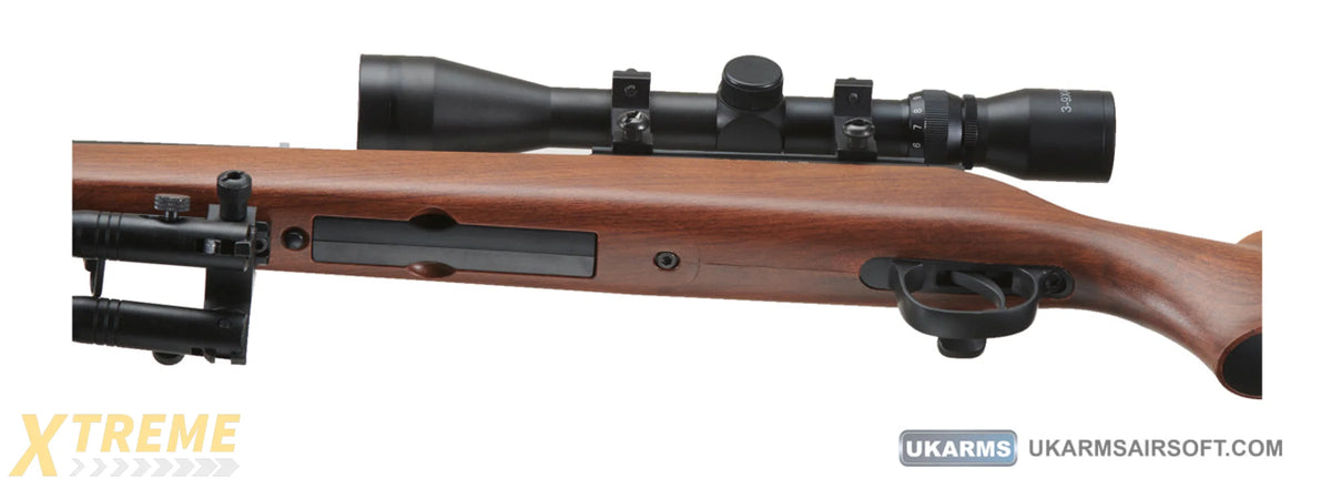 UK Arms Airsoft VSR-10 Bolt Action Sniper Rifle (Color: Wood)
