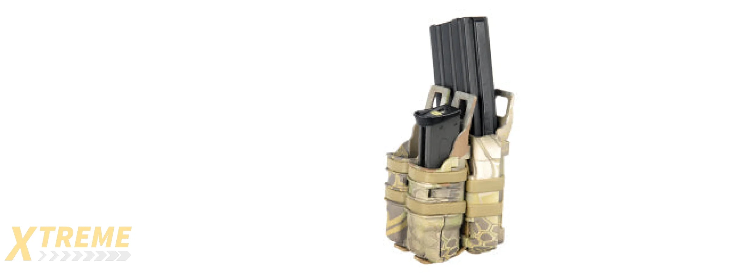UK ARMS SINGLE RIFLE/ DOUBLE PISTOL QUICK DETACH POUCHES - MDR